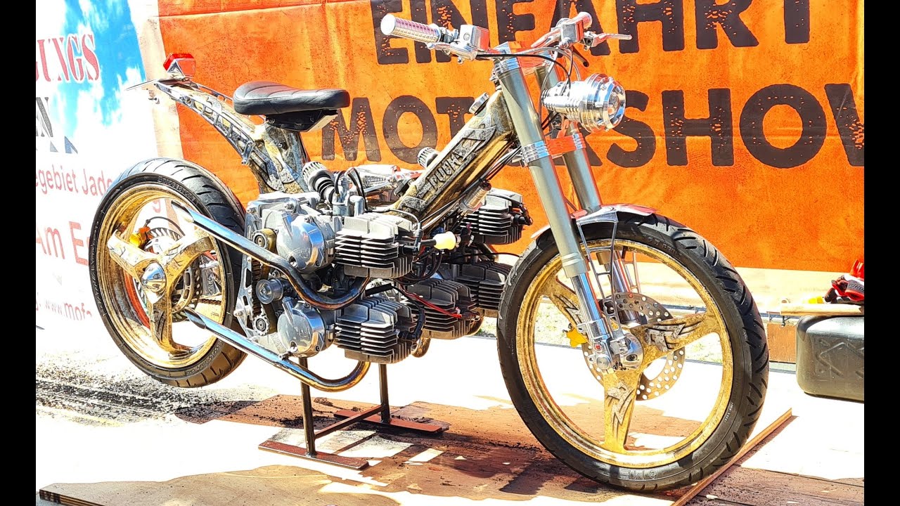 PUCH 21 Jahre alt mit 5 Motoren a 70 ccm, Lautstärke 127 DB :-) Achtung, es wird sehr laut ! ! !