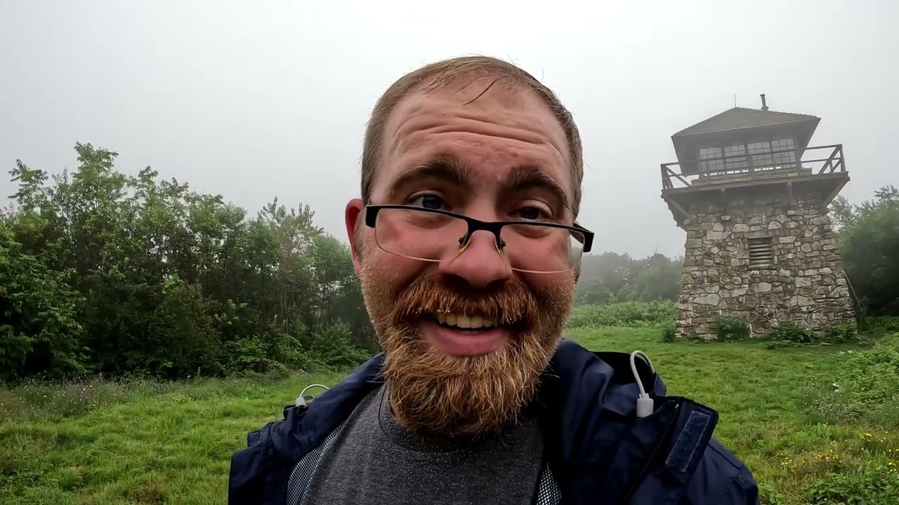 I'm in the Clouds! - High Knob Fire Tower on the WV/VA Border