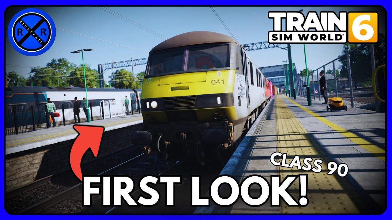 Мой первый взгляд! | DLC с локомотивом класса 90! | Train Sim World 6