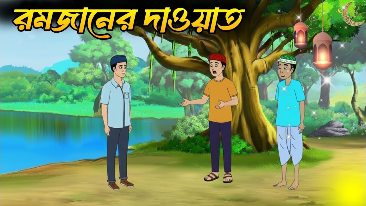 রমজানের দাওয়াত 🌙 | রজমানের ইফতারির দাওয়াত |  বাংলা কাটুন ভিডিও। viral cartoon story 2026 |
