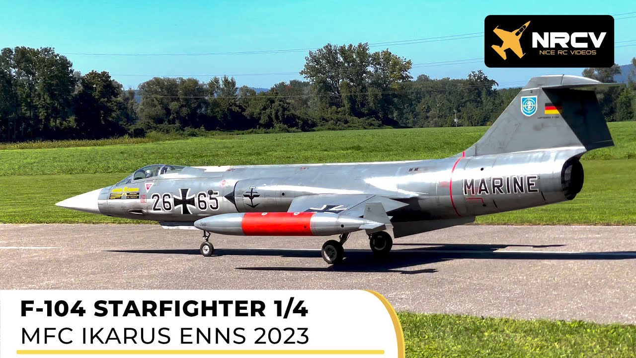 F-104 Starfighter 1/4 | IKARUS ENNS 2023 | Frank FT-250 | JETI Duplex | Pilot: Thomas Rechberger