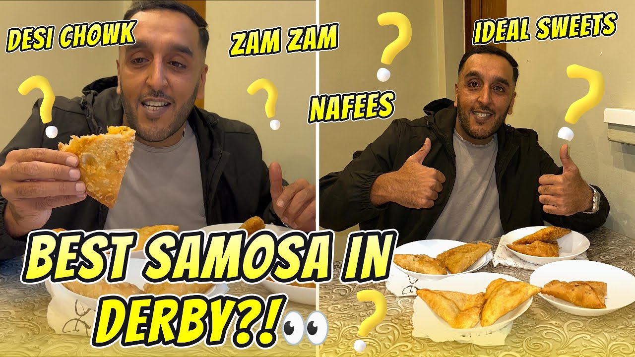 DERBY'S ULTIMATE SAMOSA TASTE TEST 📍🔥 WHO MAKES THE BEST SAMOSA IN DERBY?!😜🤙🏼