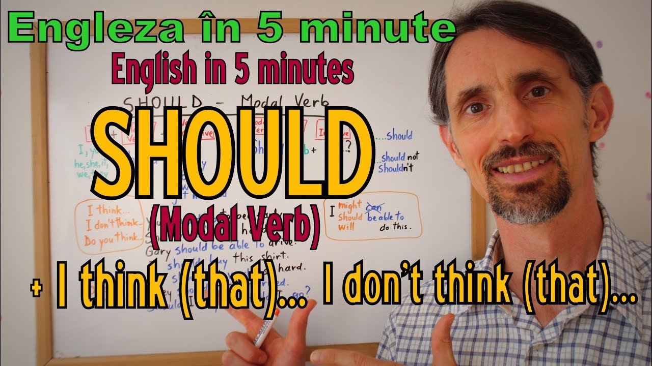 Lectii Gramatica Engleza - SHOULD (Modal Verb) - English Grammar Lessons