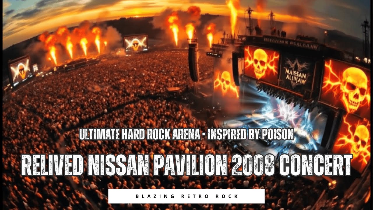 Relived Nissan Pavilion 2008 Concert | Ultimate Hard Rock Arena | Inspired by Poison