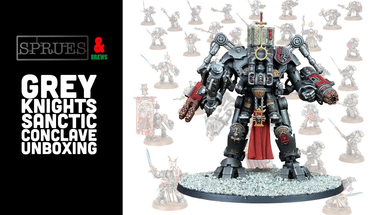 Grey Knights Sanctic Conclave Unboxing (inc New Grand Master Upgrade Sprue) | Warhammer 40k