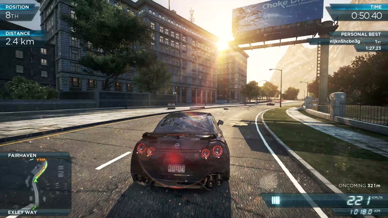 Need for Speed Most Wanted - Circuit Race Off The Grid & Sprint Race Sports With Nissan GT-R EGOIST.