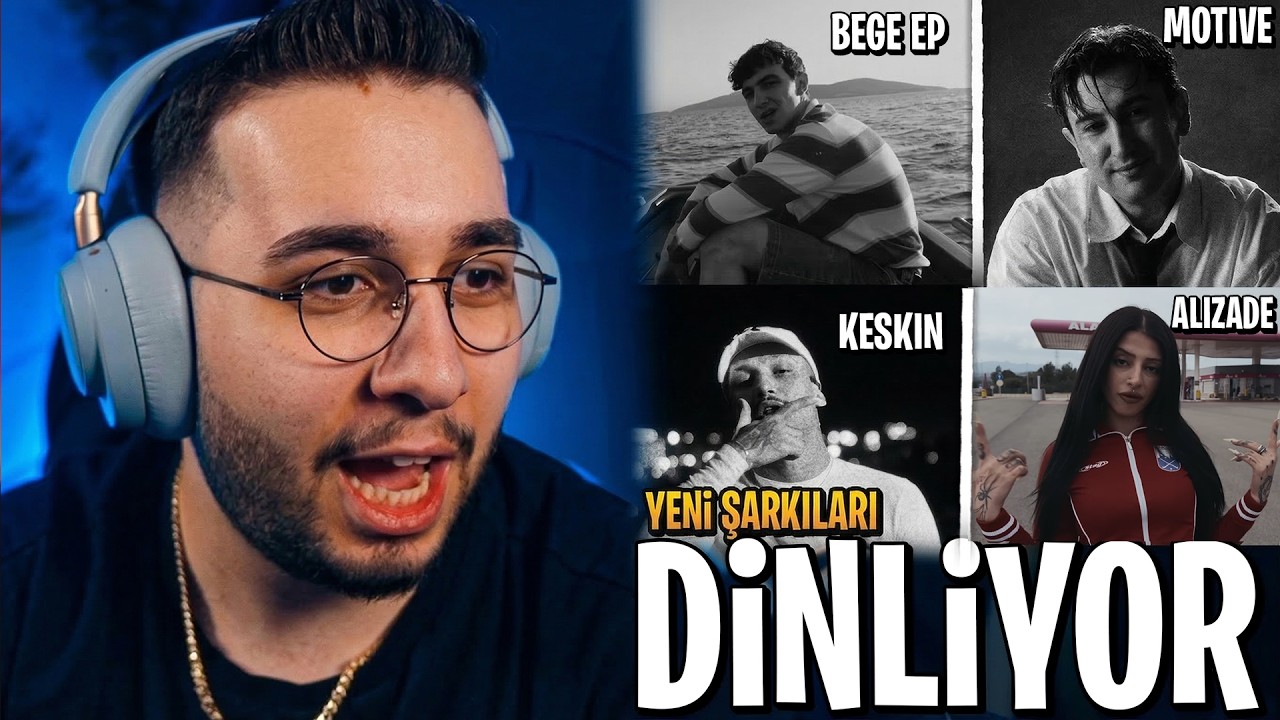 ERAY SON ÇIKAN ŞARKILARI DİNLİYOR (BEGE EP,ALIZADE,MOTIVE,ASLAR & Lessio,Keskin,JEFE)