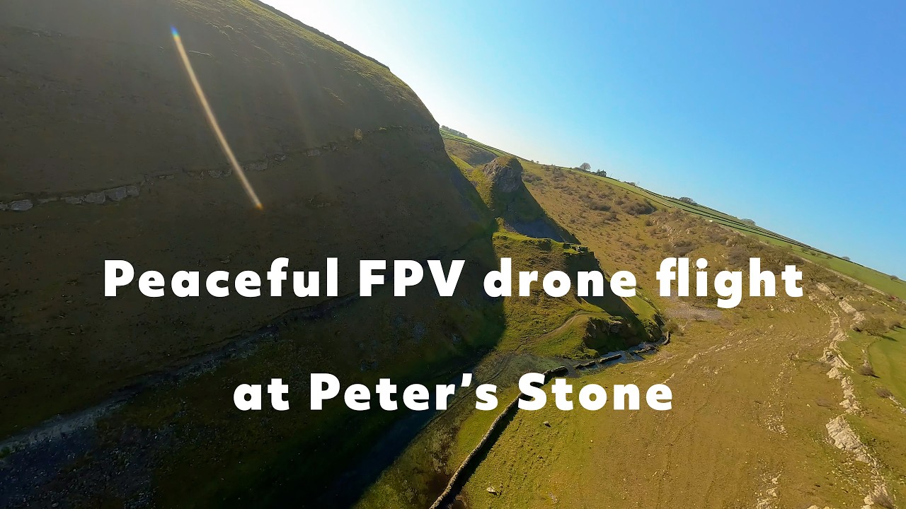 Peaceful FPV drone flight at Peter's Stone