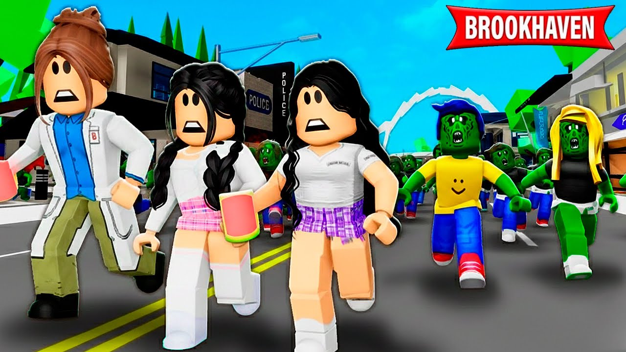 A CIÊNTISTA MALUCA ESPALHOU UM VÍRUS EM BROOKHAVEN!Historinhas Brookhaven RP | Roblox