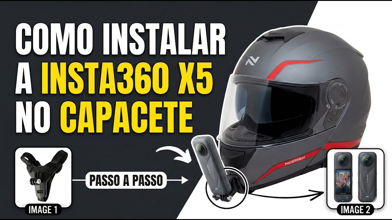 #insta360 | COMO INSTALAR INSTA360 NO CAPACETE