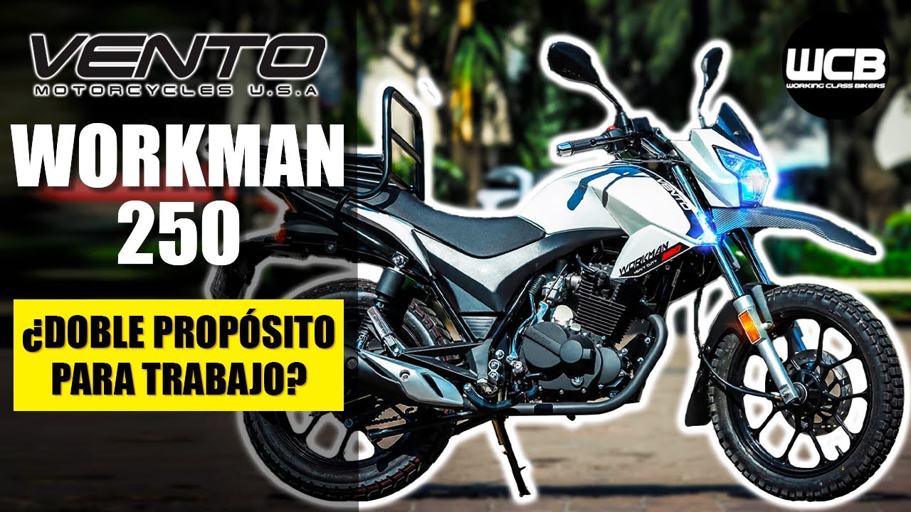 VENTO WORKMAN 250 🇲🇽: Una MOTO de TRABAJO ¿DOBLE PROPÓSITO? | Reseña 2023