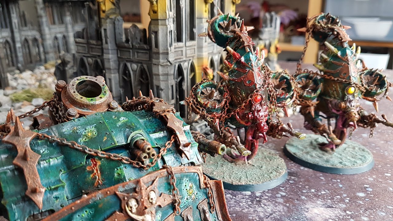 Death Guard v Space Marines, Warhammer 40k battle report