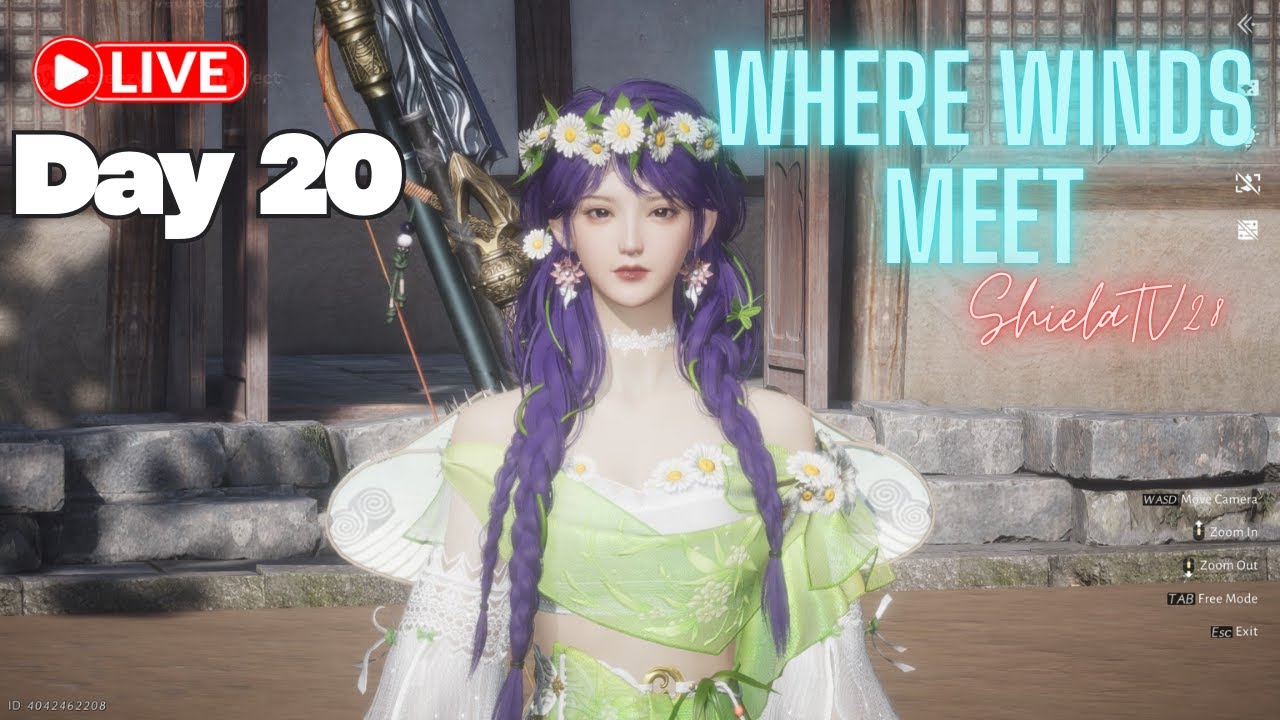 🌺 Day 20 Where Winds Meet 🌺Just FUN Gaming| Shiela TV28