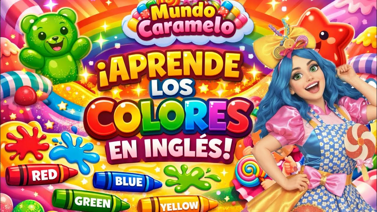 @mundocarameloshow aprende los colores en ingles 