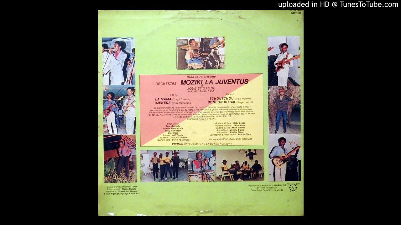 Serge Kiambukuta & Moziki La Juventus - Bonbon Kojak (1986)