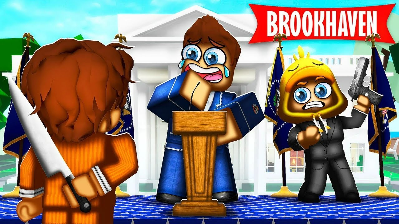 Ik BEVEILIG De PRESIDENT In Brookhaven! (Roblox)