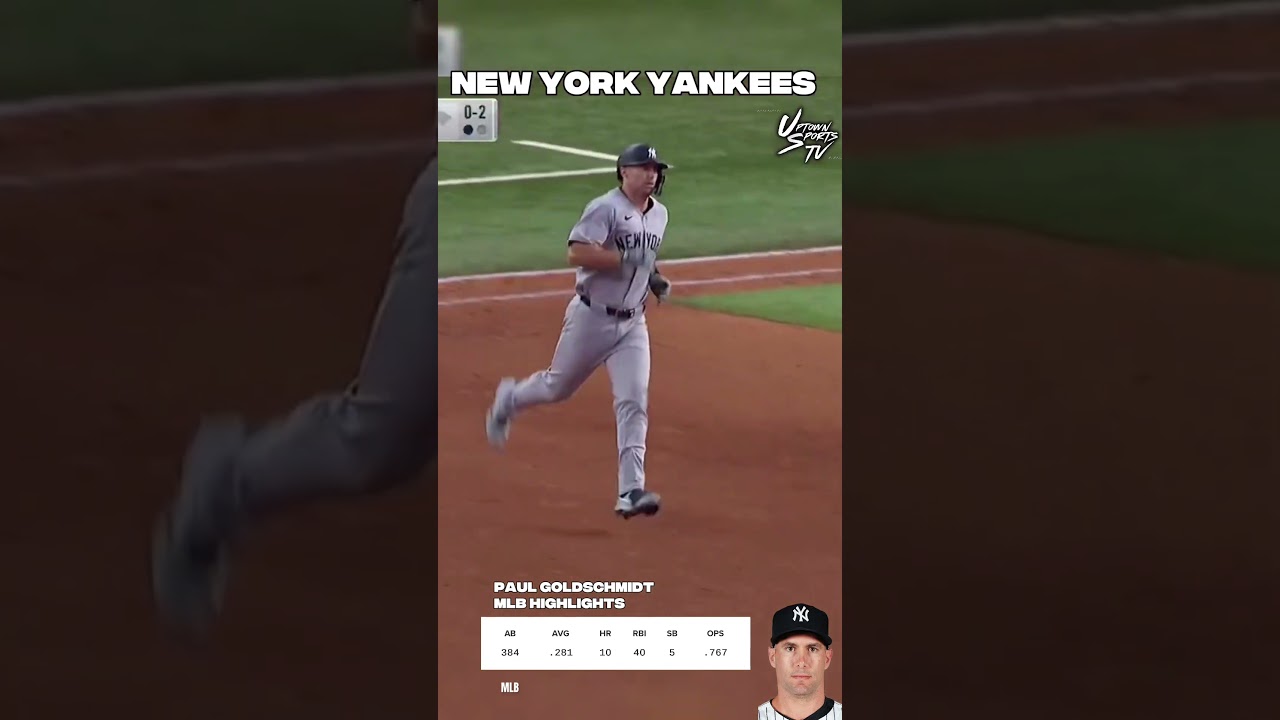 New York Yankees Paul Goldschmidt Highlights #shorts #shortvideo #mlb #highlights #yankees #nyy