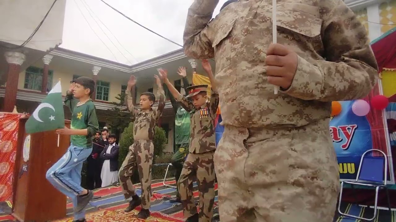 Dill ki haimmat watan performance of class 5th  and 6th students Hira school and college kanju swat