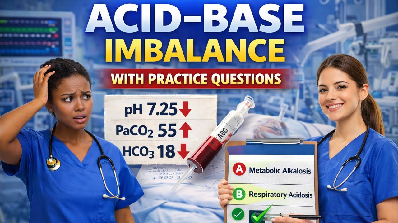Acid–Base Imbalance Made Easy | ABG Interpretation + NCLEX Practice Questions