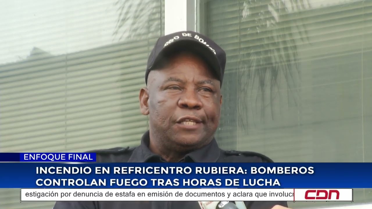 Incendio en Refricentro Rubiera Bomberos controlan fuego tras horas de lucha
