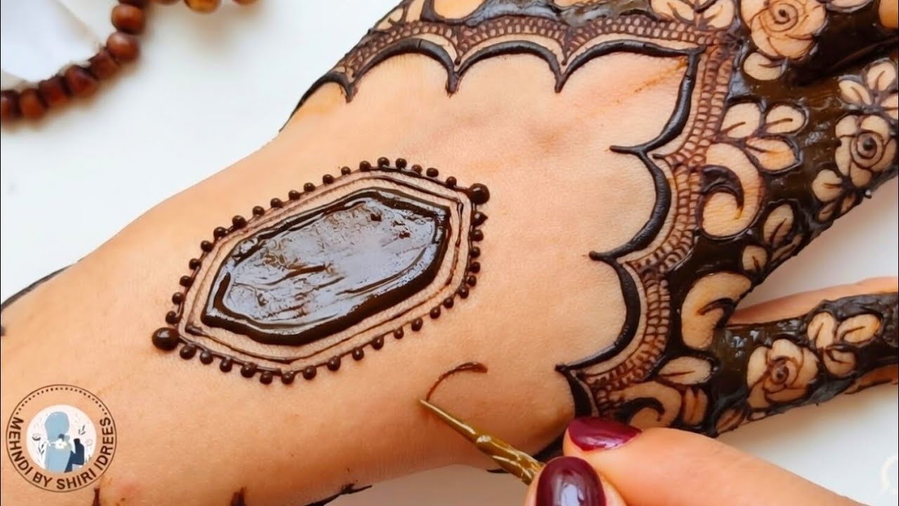 2026 EID special back hand mehndi design || mehndibyshiri || easy back side henna #ramadan #eid2026 