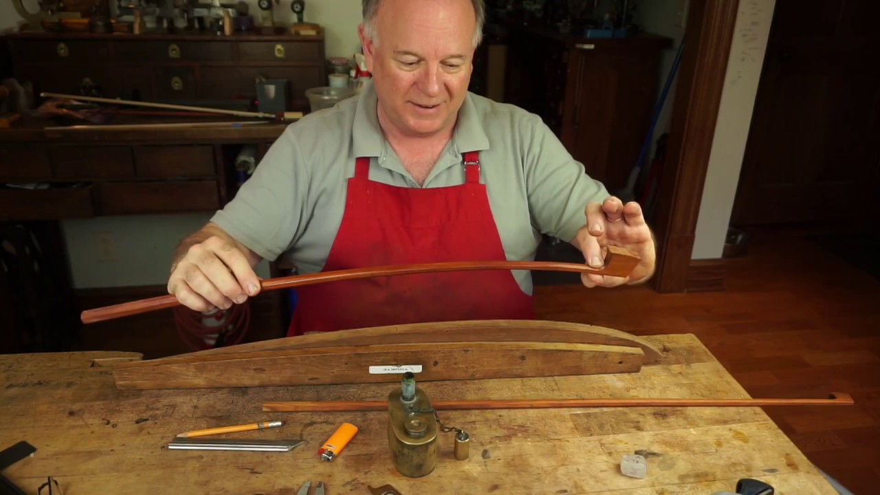 Covid-19 Violin bow making: Day 1, Hour 2 Cambering