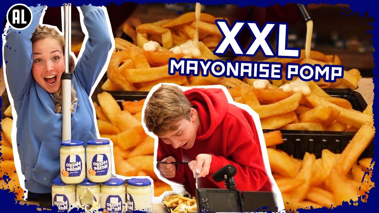 XXL MAYONAISE POMP BOUWEN! 🤤 - CHECKPOINT BASECAMP S1