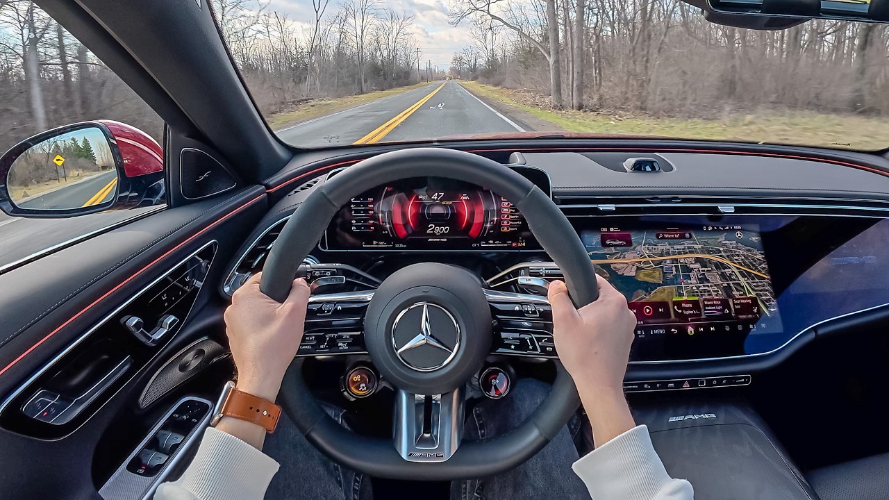 2026 Mercedes-AMG E53 Hybrid Wagon - POV Test Drive (Binaural Audio)