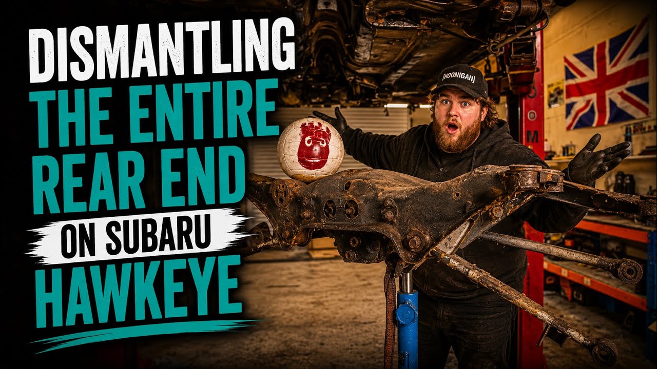 Dismantling the ENTIRE rear suspension on a Subaru Impreza Hawkeye | ep.4