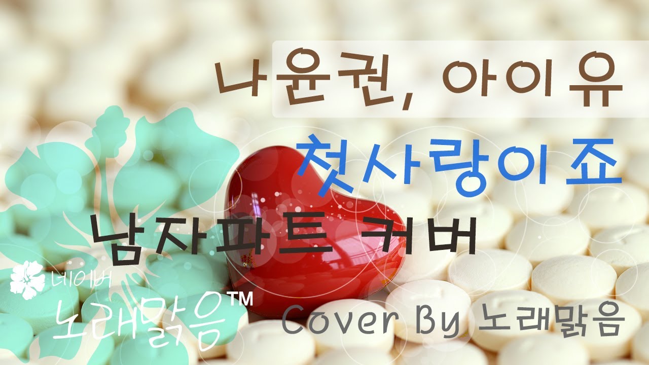 나윤권, 아이유 - 첫사랑이죠 Na Yoon Kwon & IU - It's First Love (남자파트 커버 man part) [Cover By NRME 노래맑음]