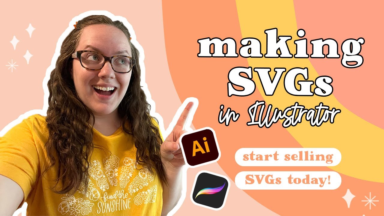 How I Create Sellable SVGs in Adobe Illustrator + Procreate