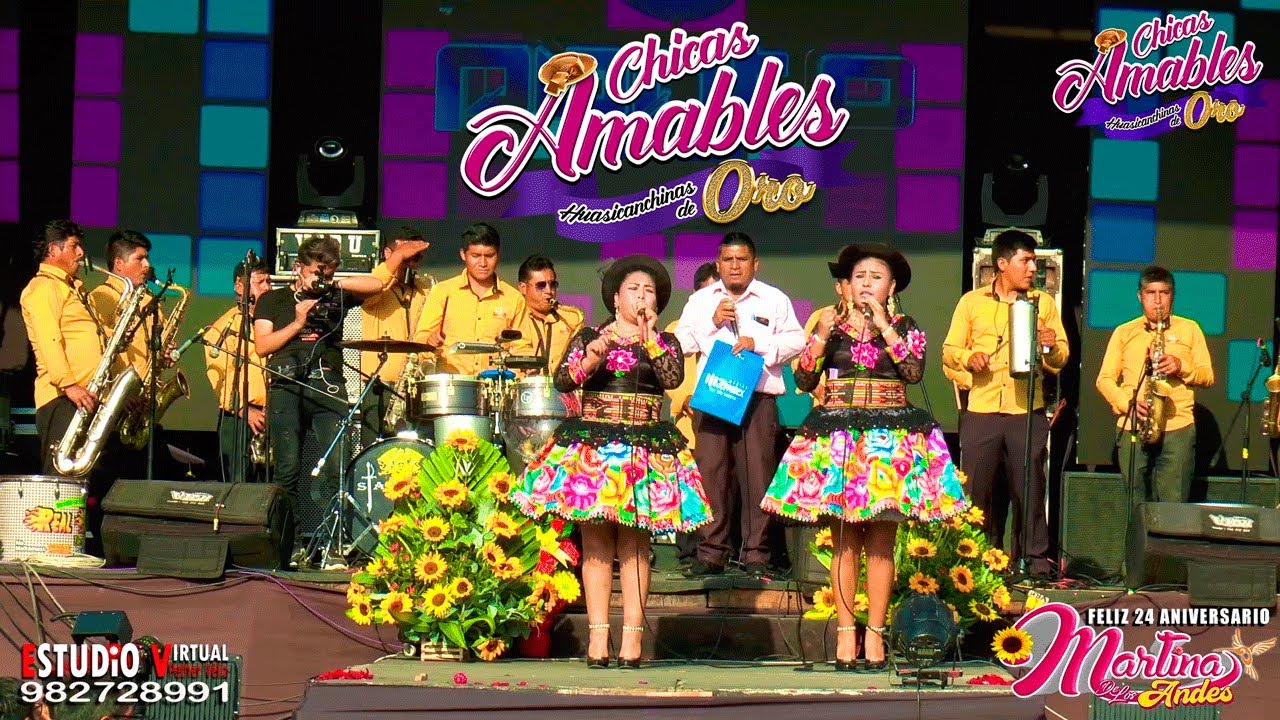 LAS CHICAS AMABLES EN EL 24 ANIVERSARIO DE MARTINA DE LOS ANDES