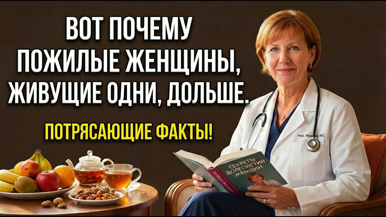 Почему пожилые женщины чаще живут одни и дольше: факты, которые удивляют