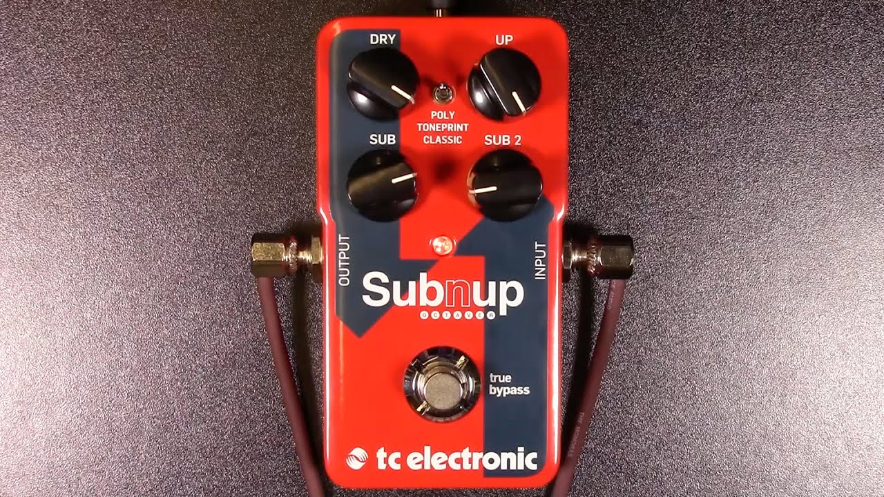 TC Electronic Sub'n'Up Demo (w/ TonePrint Editor) - BestGuitarEffects.com