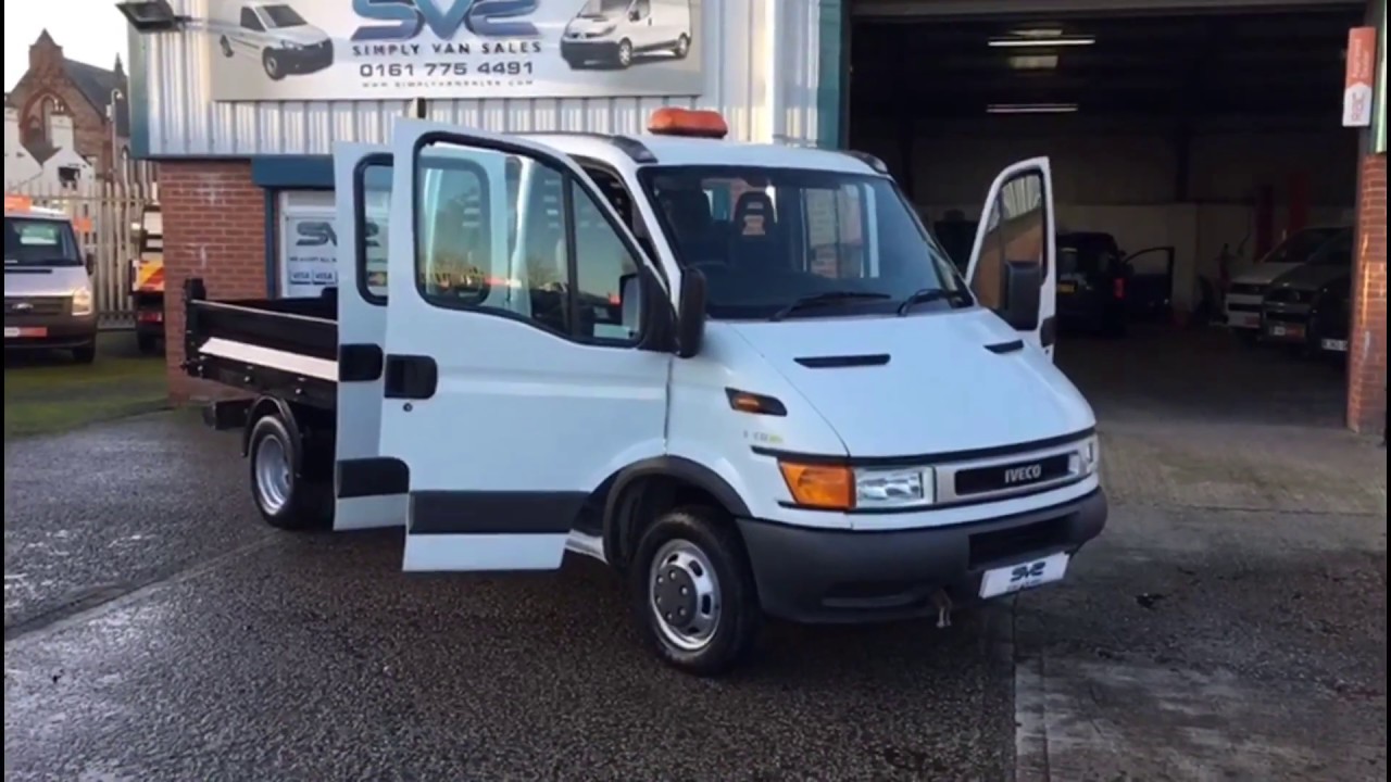 Iveco Ford Daily 7 seat crew cab Tipper with 12 mths warranty and MOT for sale @ Simply Van Sales