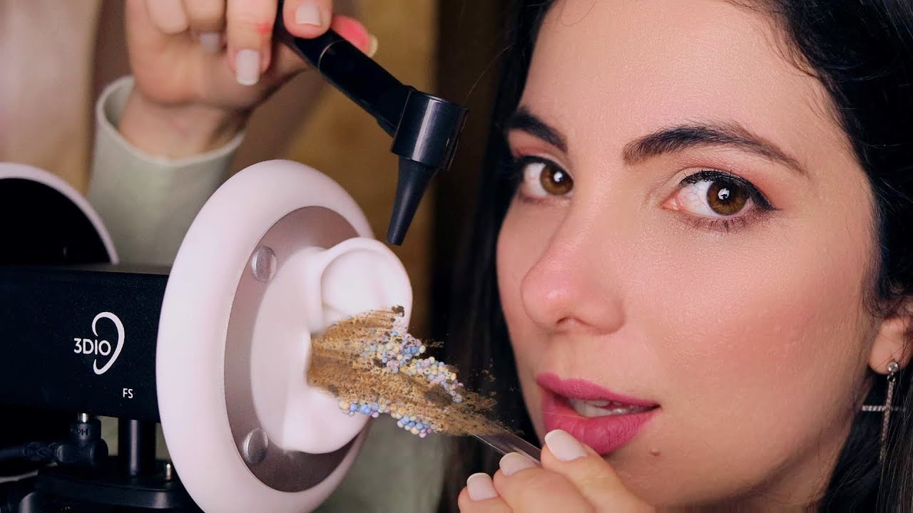 ASMR DESINFECÇÃO DO SEUS OUVIDOS • Sweet Carol
