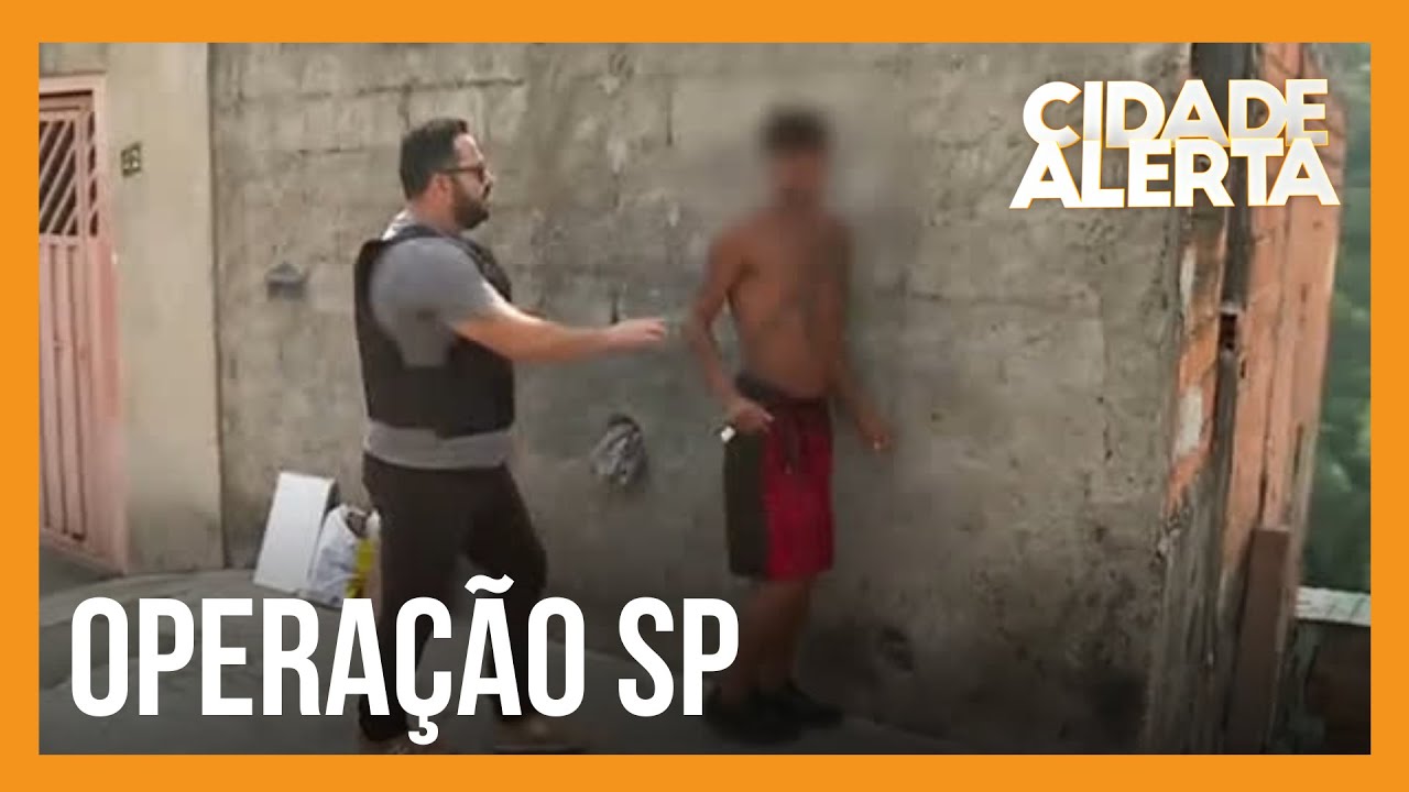 Exclusivo: Cidade Alerta acompanha operação policial contra o tráfico de drogas em SP