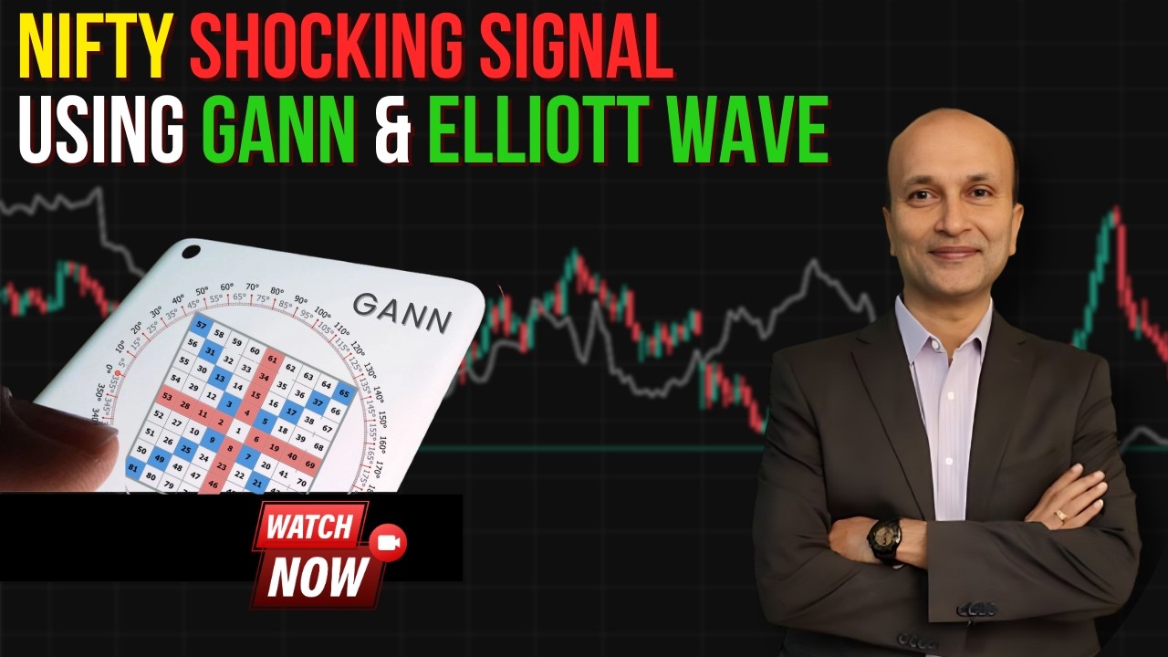 Nifty Shocking Signal! using Gann & Elliott Wave.