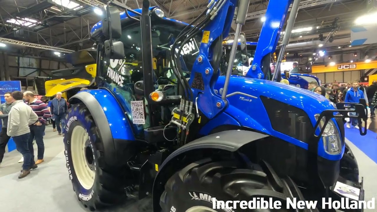 LAMMA Show 2024 New Holland T5.100S Electro Command 3.6 Litre 4-Cyl Diesel Tractor (101 HP)