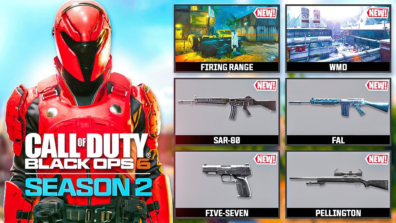 NEW Black Ops 6 Season 2 Update! 🔥 (BO6 NEW DLC Weapons, Maps + MORE) Black Ops 6