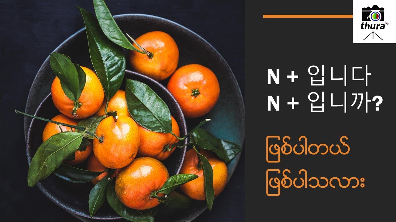 ( Day 20 ) N + 입니까? ဖြစ်ပါသလားN + 입니다. ဖြစ်ပါတယ်
