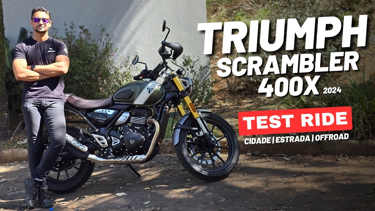TESTE | TRIUMPH SCRAMBLER 400X - A moto que está incomodando a concorrência