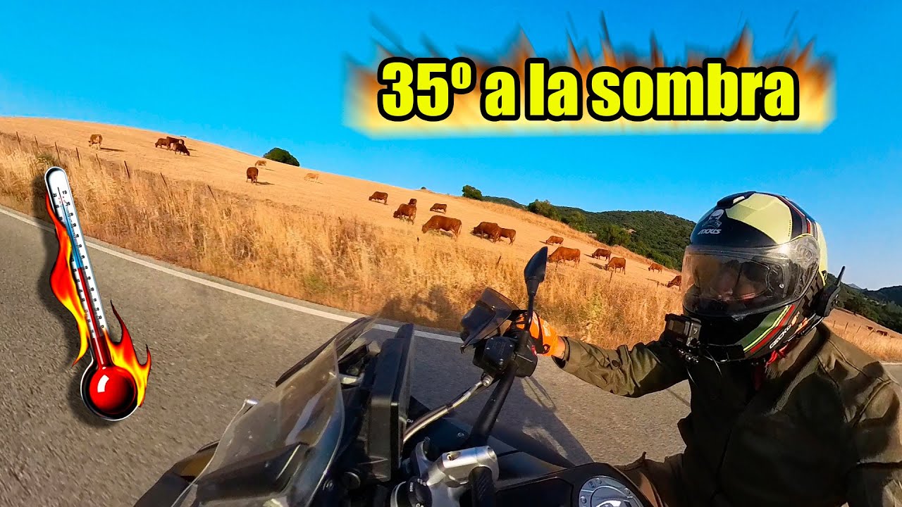 Rodando a 35ºC , sin piedad