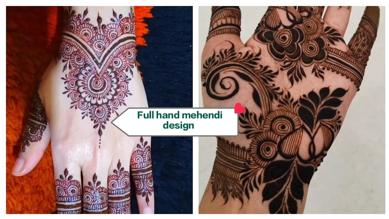 Full Hand Floral Mehndi Design | Elegant & Traditional Look 🌿
