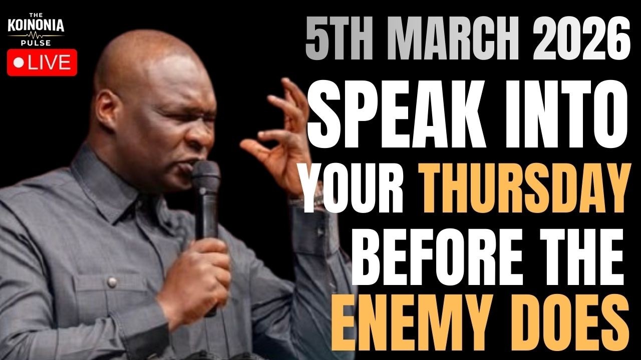 5th March 2026: Speak Favour Into Your New Month Early Morning Prayer -Apostle Joshua Selman