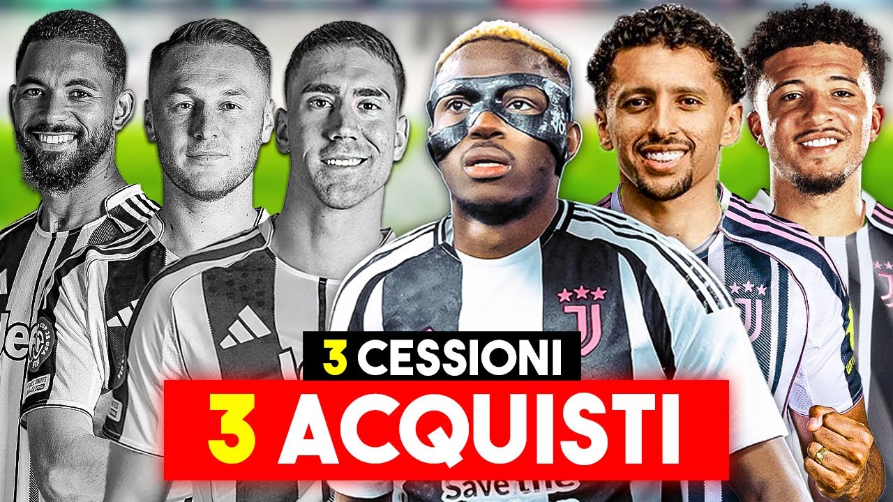 JUVENTUS: 3 ACQUISTI e 3 CESSIONI ⚽🔥 (Chi VENDO e Chi COMPRO??)