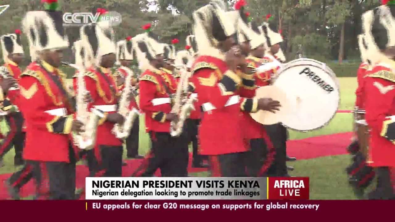 Nigerian President visits Kenya