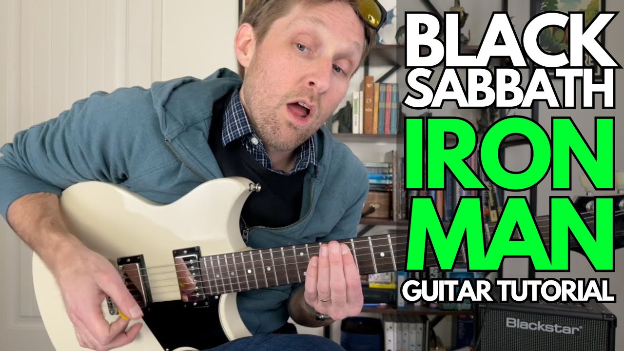 Учебник по игре на гитаре Iron Man от Black Sabbath — уроки игры на гитаре со Стюартом!