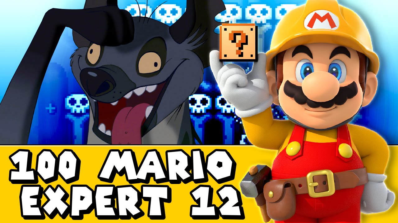 Super Mario Maker: Lion King Cave (Expert #12)