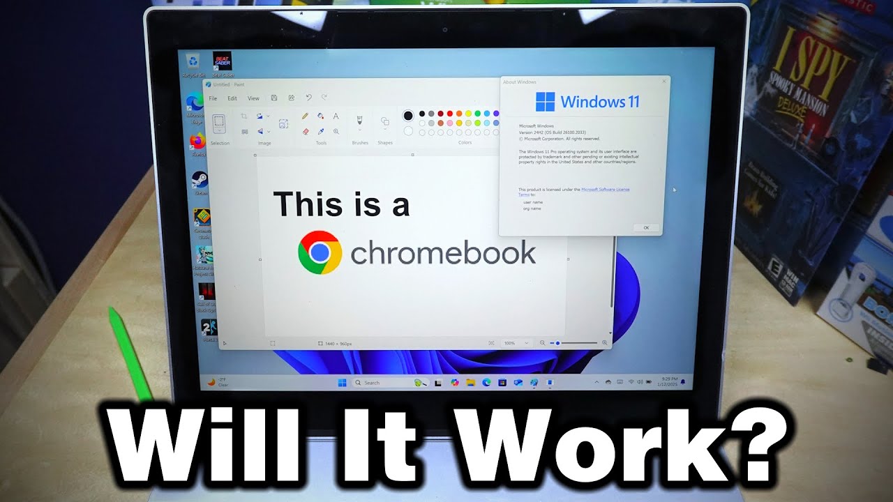 Installing Windows On A Chromebook...